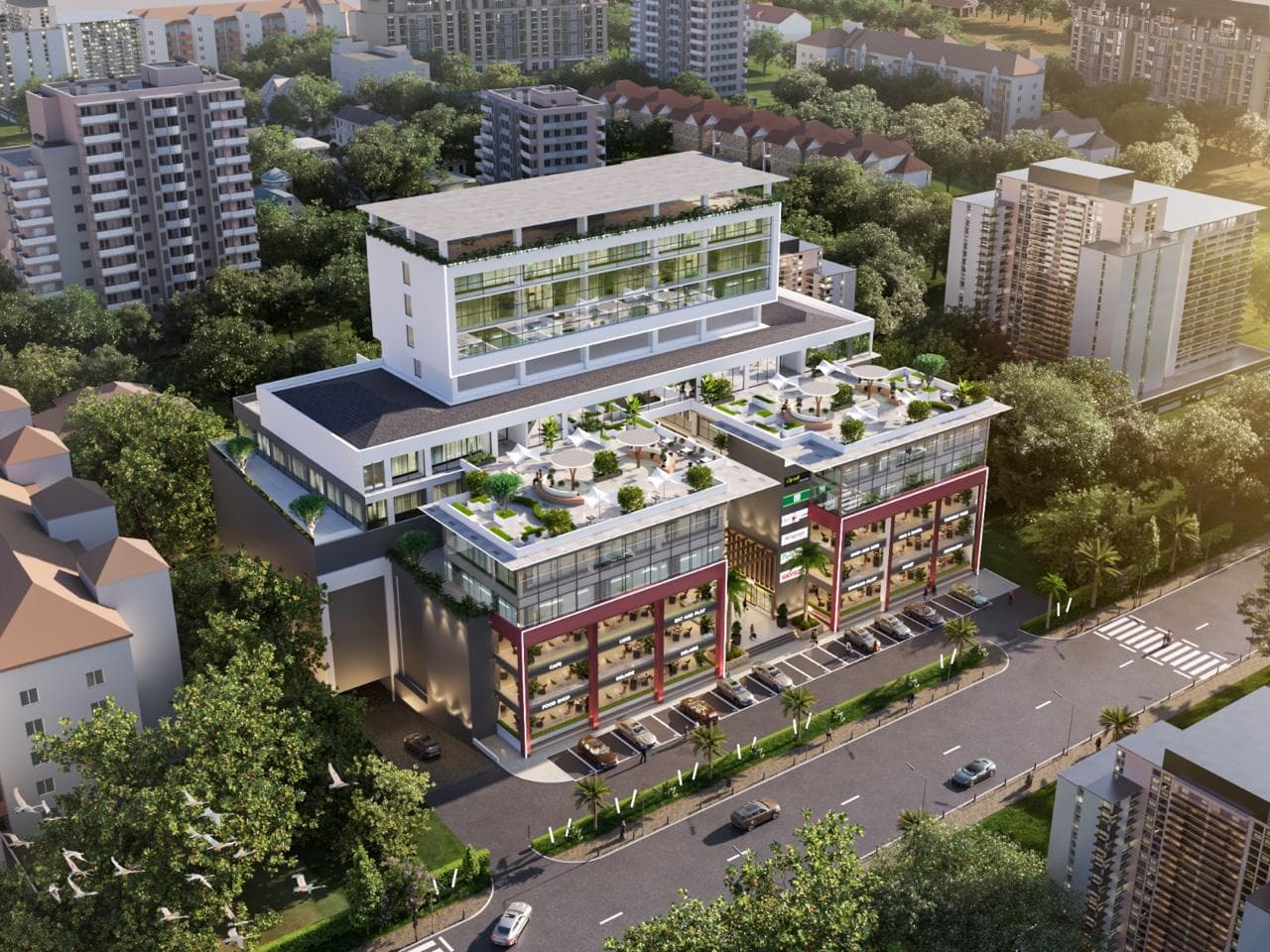 Kilimani Walk street-level retail and arrival experience