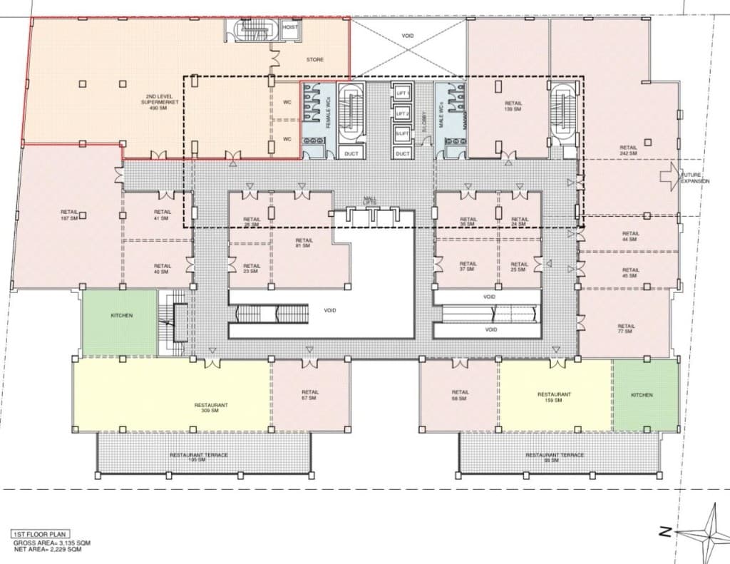 First Floor Plan architectural drawing