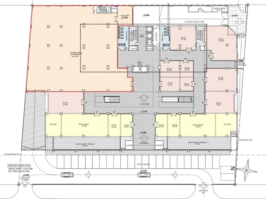 Ground Floor Plan architectural drawing